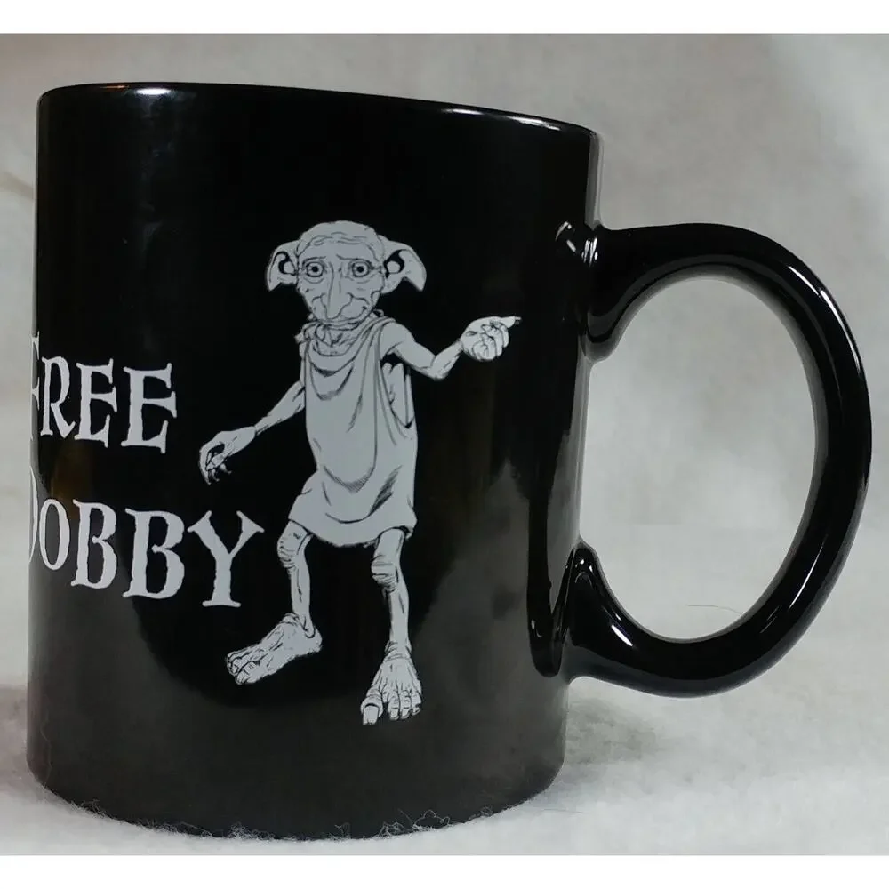 Harry Potter Free Dobby 12 oz Coffee Mug Black Paladone House Elf